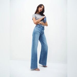 Reformation Blue Flare & Wide Leg Jeans